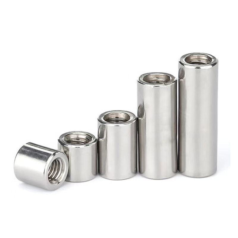 High-strength AISI304 Stainless Steel Threaded Cylinder Spacers Hex Coupling Nuts Hexagonal Female-female Spacers Standoffs