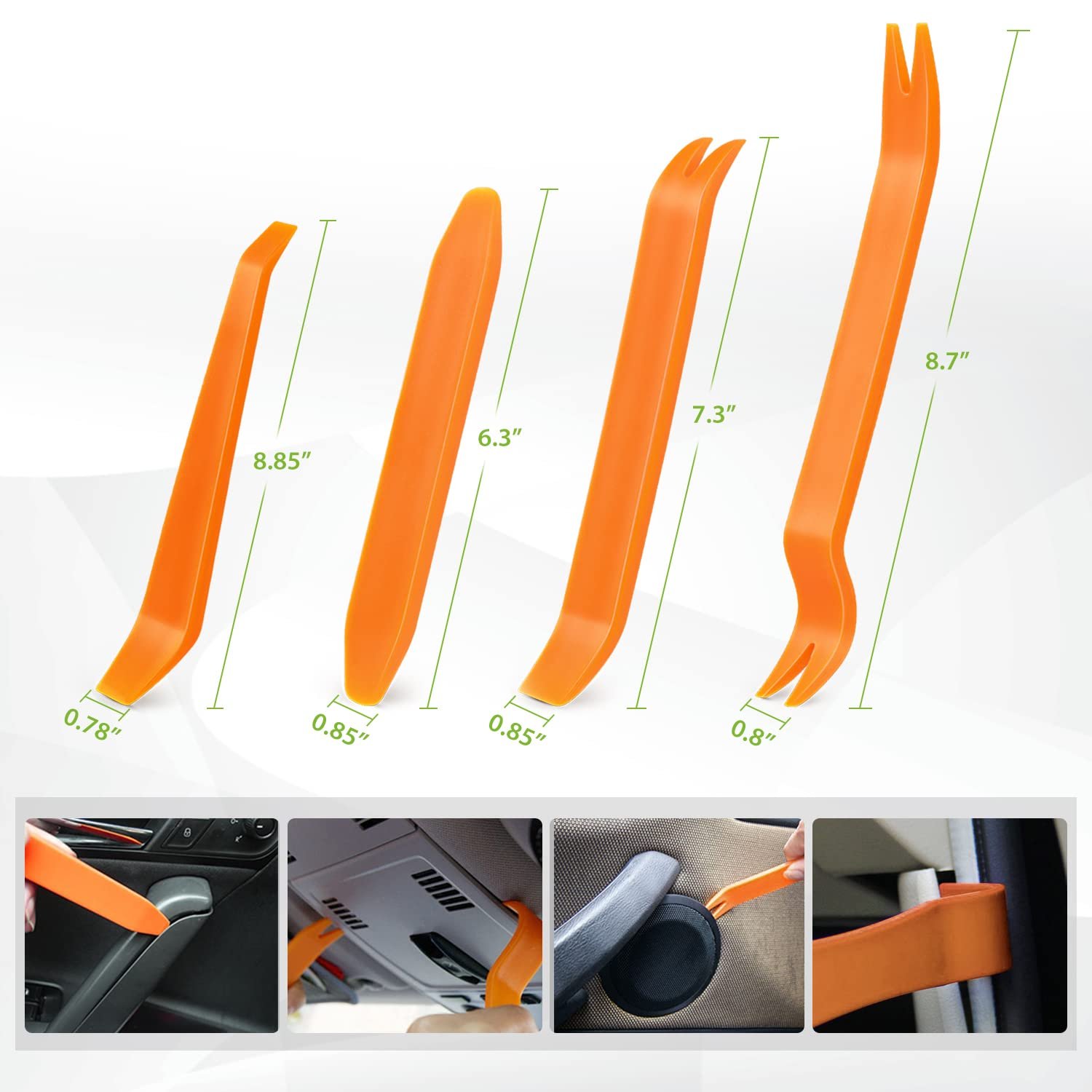 415pcs Plastic 18 Most Popular Sizes Auto Push Pin Rivets Set Car Clips for Toyota GM Ford Honda Acura Chrysler