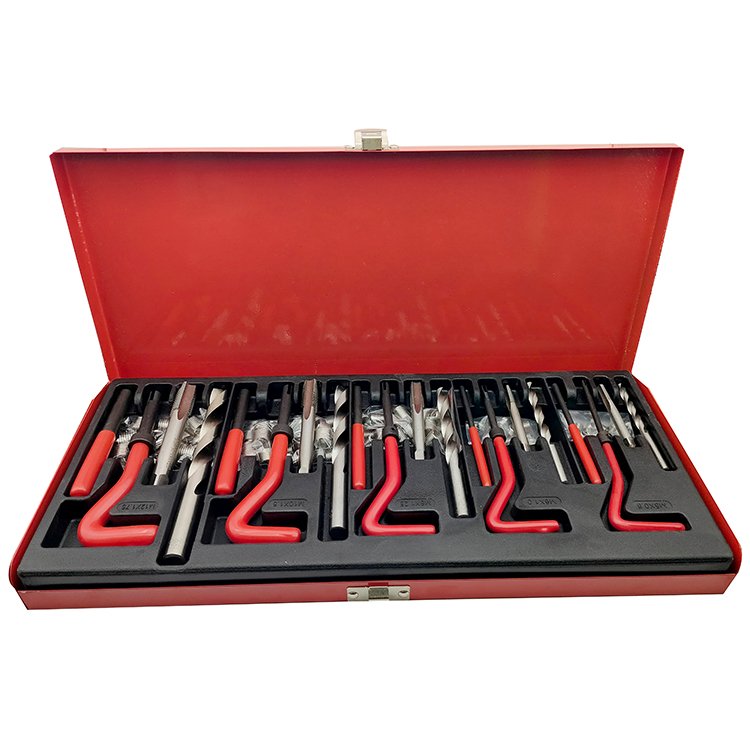 131Pcs Restoring Damaged Metric Thread Repair Insert Kit