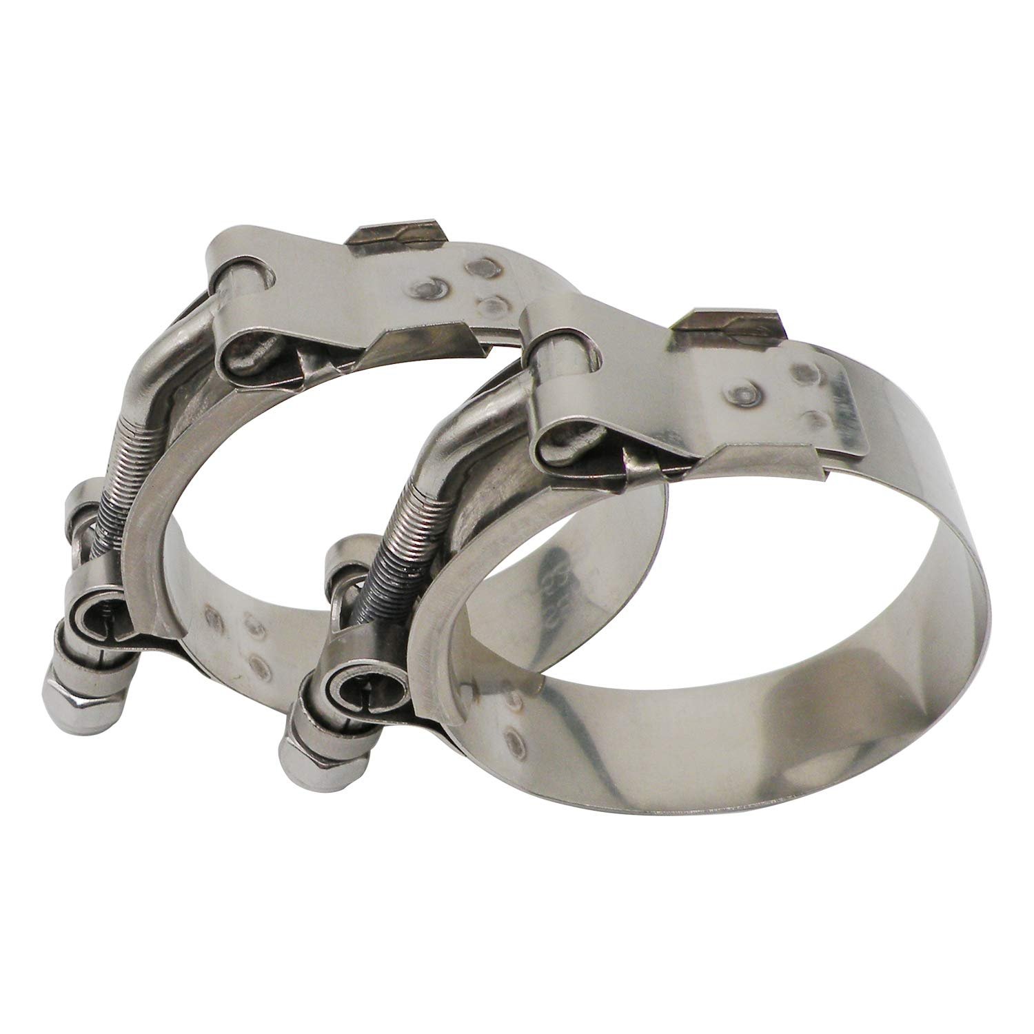 High Quality 64mm T-Bolt Stainless Steel Hose Clamp Auto Pipe Clamps