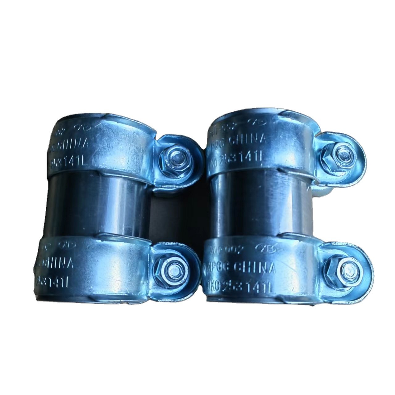Exhaust Sleeve with Clamps for VW Jetta Golf Passat Audi A4 A6 Q5 Q7 80 90 New