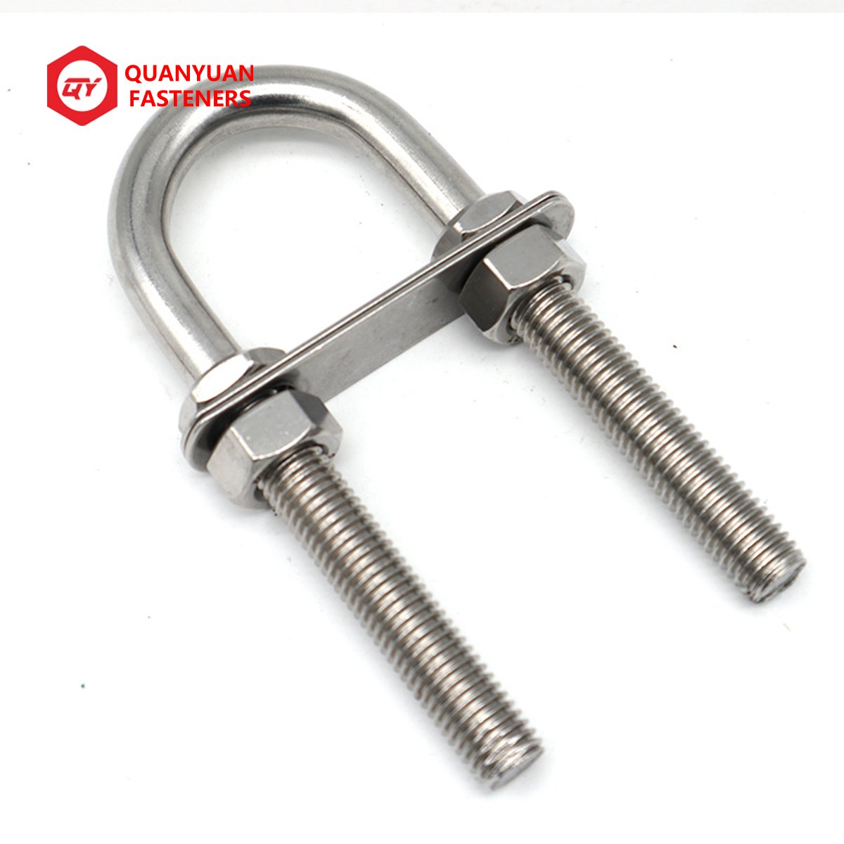 China Wholesale Custom Galvanized U Bolt Auto Part Trailer U-bolt Nut Pipe Clamp High Strength Stainless Steel U Bolt
