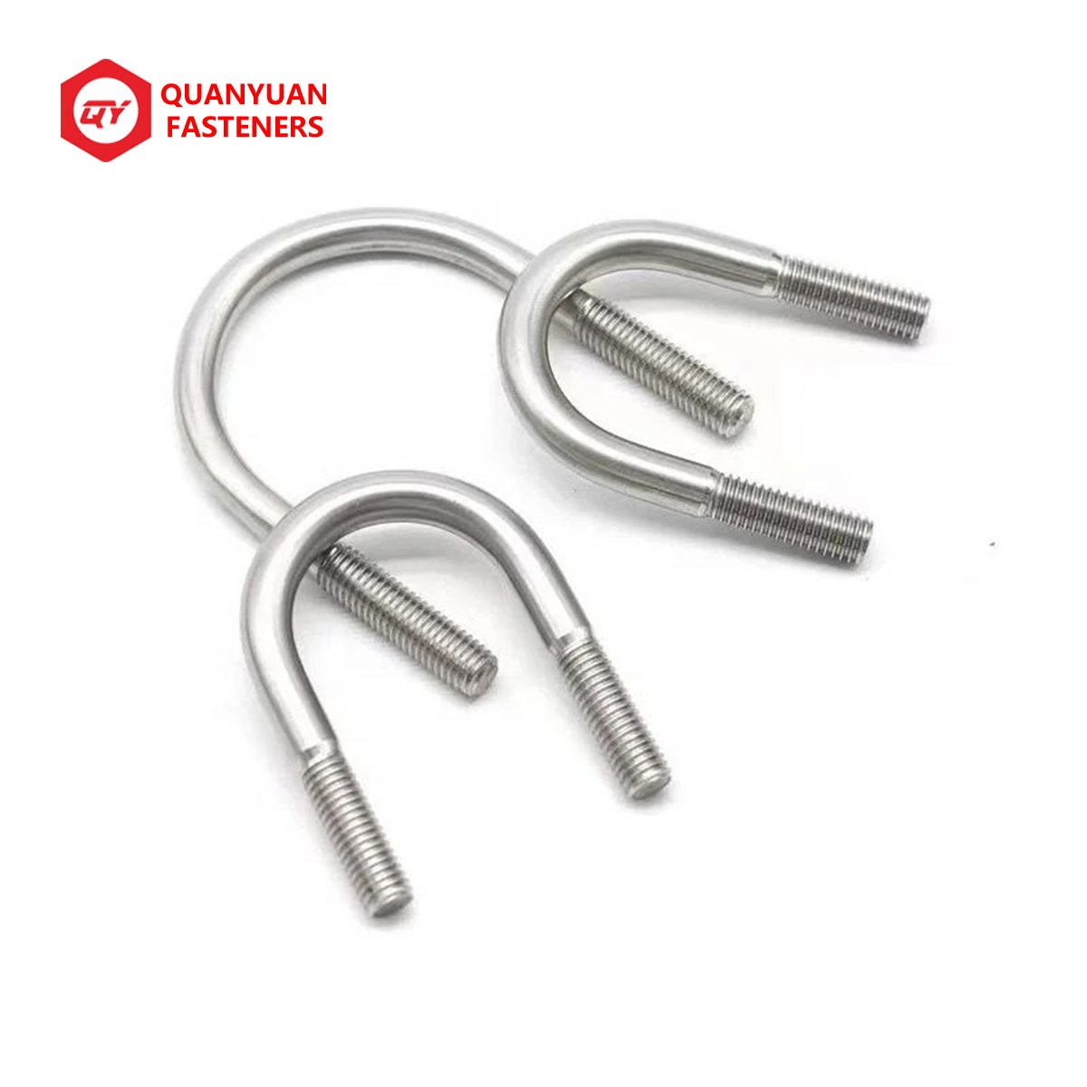 China Wholesale Custom Galvanized U Bolt Auto Part Trailer U-bolt Nut Pipe Clamp High Strength Stainless Steel U Bolt