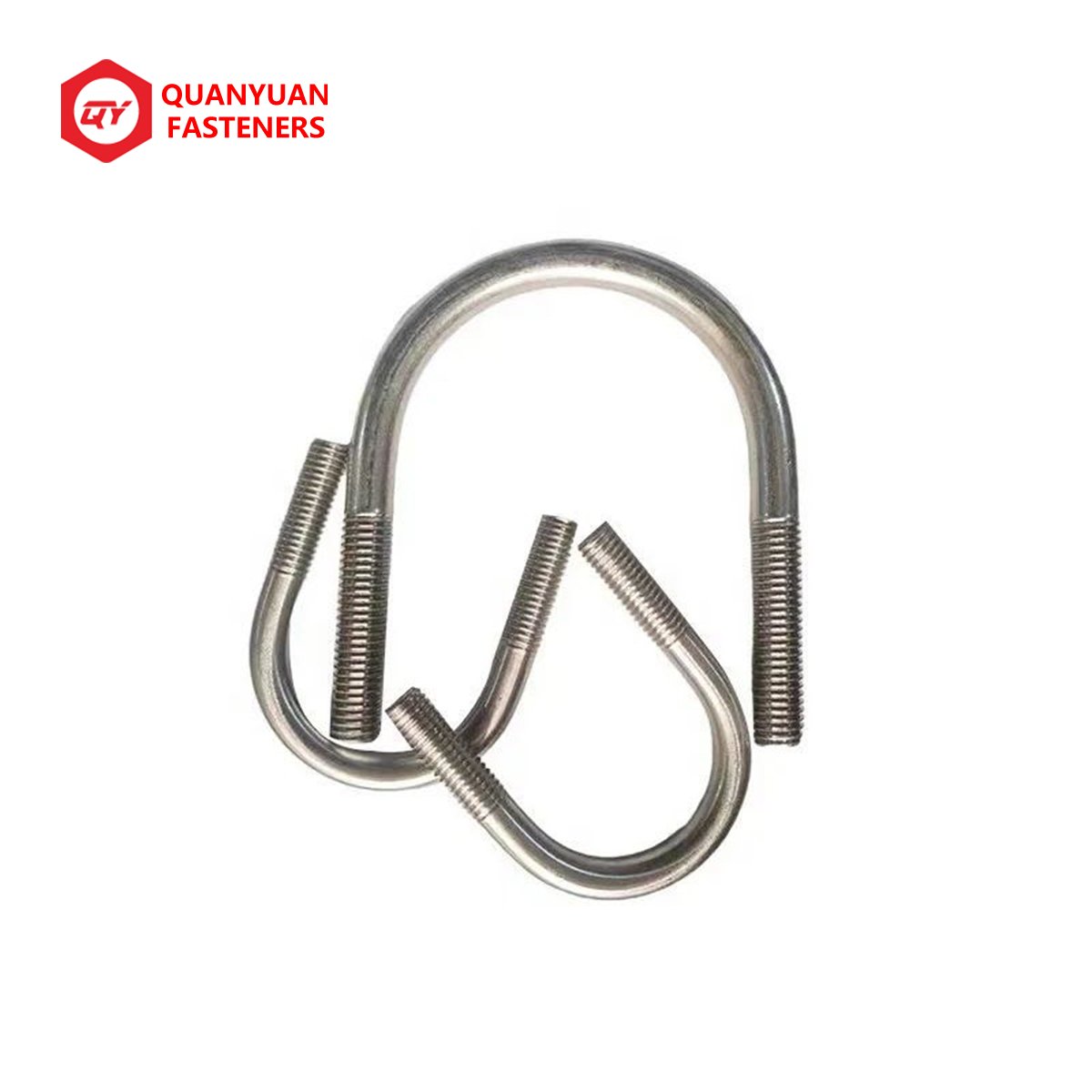 China Wholesale Custom Galvanized U Bolt Auto Part Trailer U-bolt Nut Pipe Clamp High Strength Stainless Steel U Bolt
