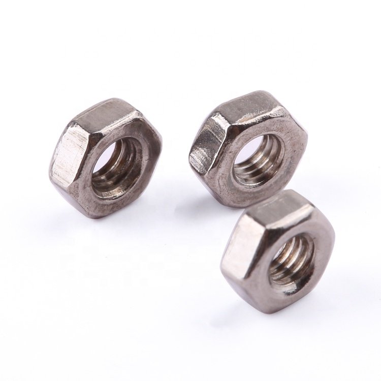 Hot Sale DIN 934 Stainless Steel 304 A2-50 A2-70 M2-M12 Hexagon Hex Nut Fastener