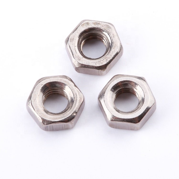 Hot Sale DIN 934 Stainless Steel 304 A2-50 A2-70 M2-M12 Hexagon Hex Nut Fastener