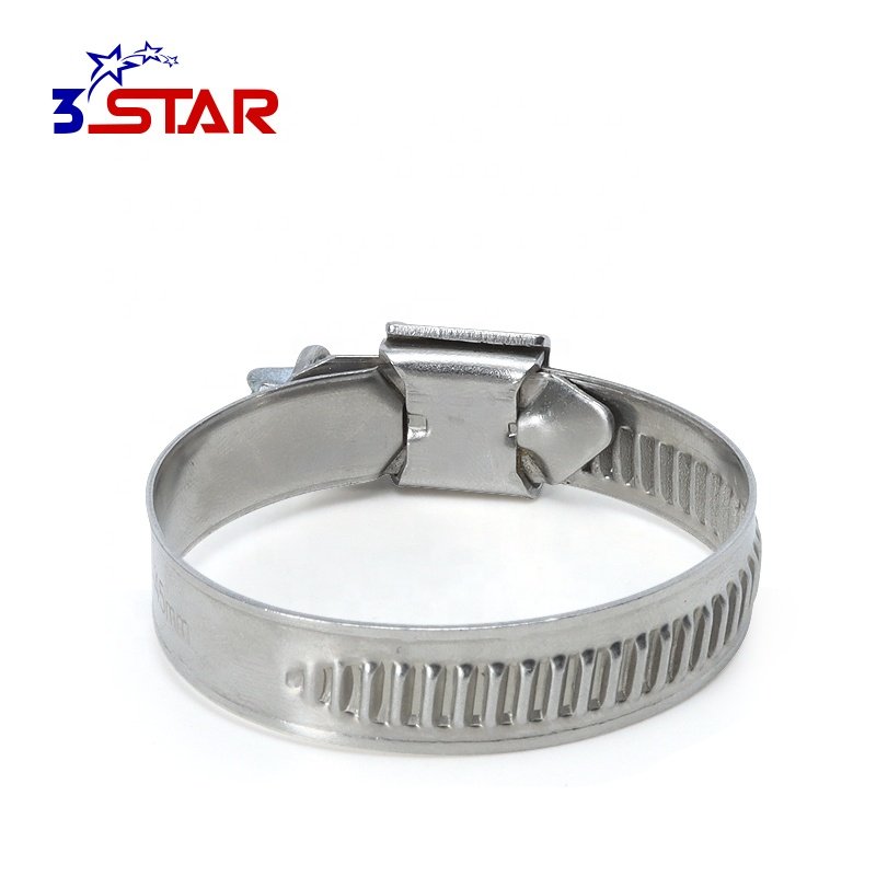 China Manufacturer German Type Worm Drive Stainless Steel Hose Clamp