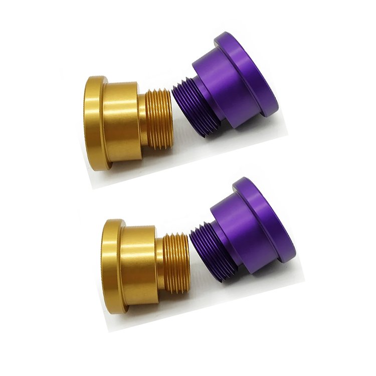 Custom Anodized Cnc Brass Components Turned Parts Aluminum Alloy Piece Machine Part of Motorcycle Accessories