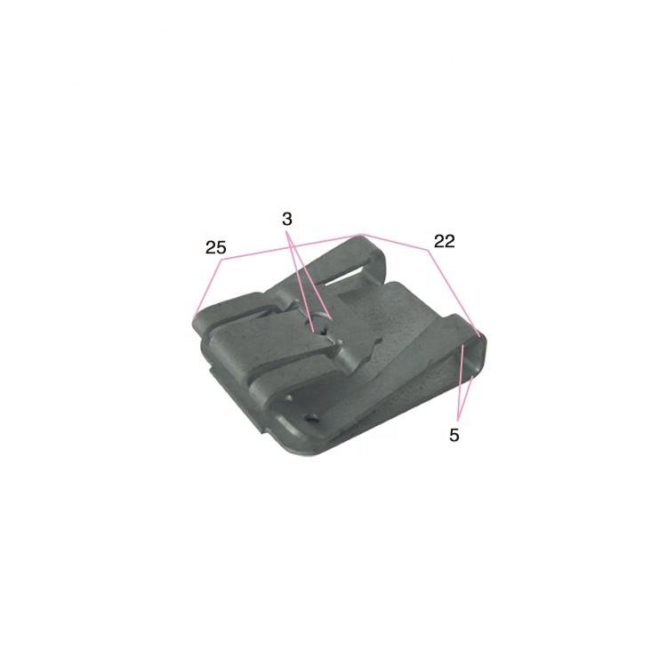 Wholesale Custom Stainless Steel Hardware Stamping Parts OEM/ODM Fasteners Metal Spring Clips for Binding Clip