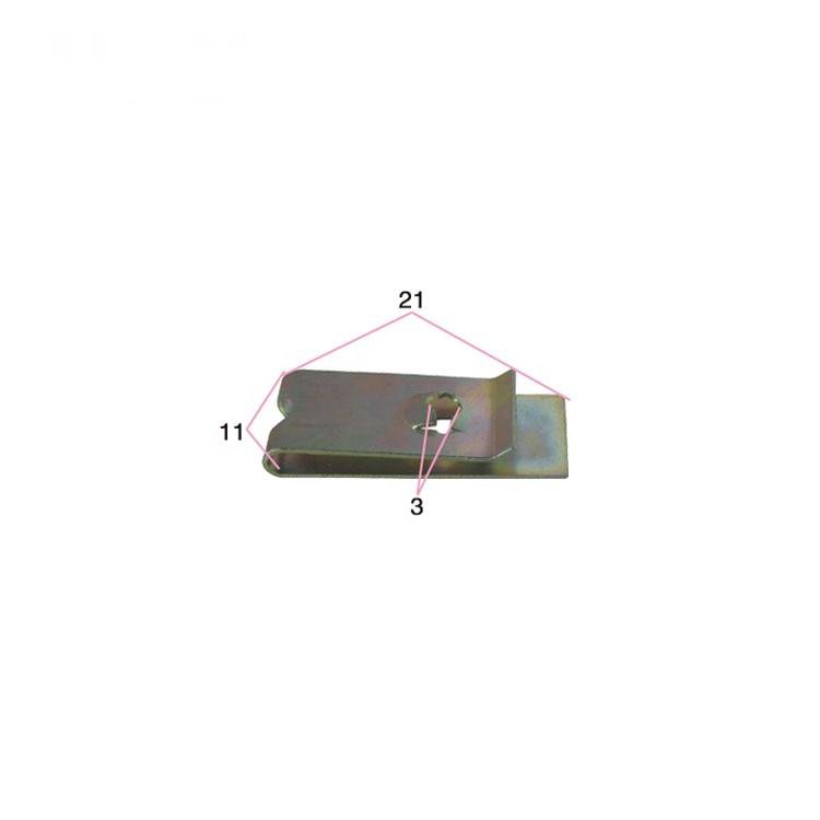 Wholesale Custom Stainless Steel Hardware Stamping Parts OEM/ODM Fasteners Metal Spring Clips for Binding Clip