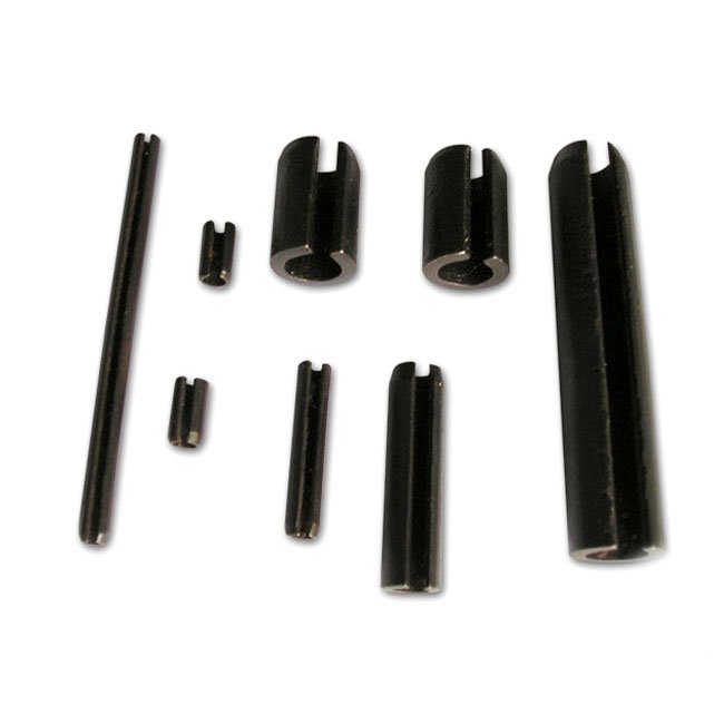 M1 M1.5 M4 M6 M16 Black Elastic Cylindrical Pin Dowel Pin Straight Spring Pins