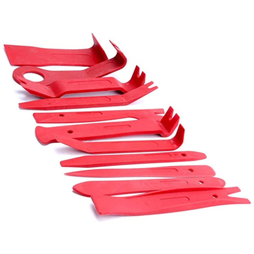 11Pc Auto Trim Door Panel Window Molding Upholstery Fastener Clip Removal Tool Kit