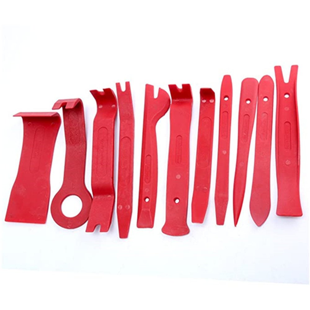 11Pc Auto Trim Door Panel Window Molding Upholstery Fastener Clip Removal Tool Kit