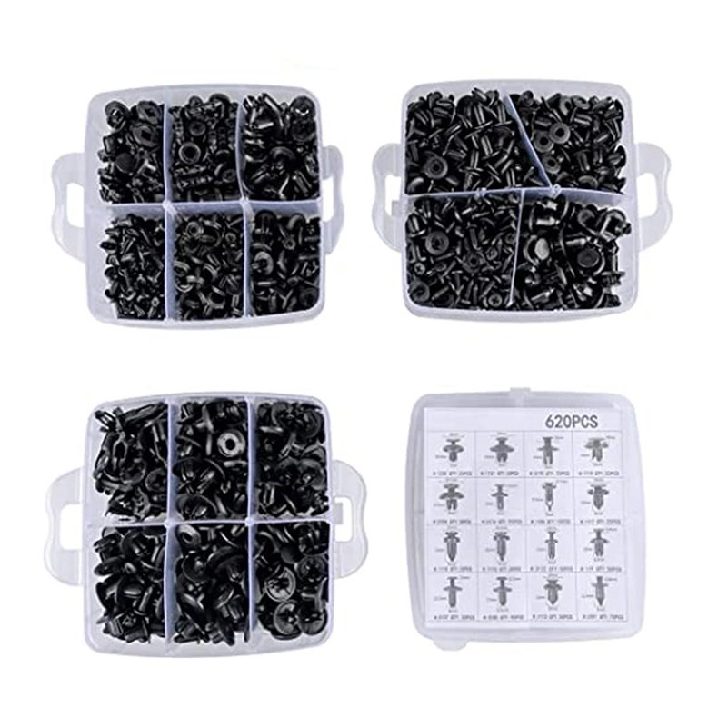Plastic Bumper Car Clips Plastic Custom Decorative Plate Retainer Fasteners Custom Packaging