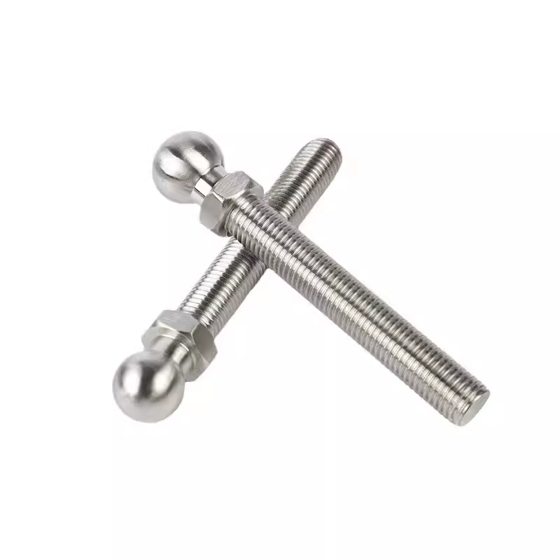 Ball Bearing Bolt M8 Auto Stainless Steel Solar Panel Fastener Head Screw Stud for Gas Springs 6mm 8