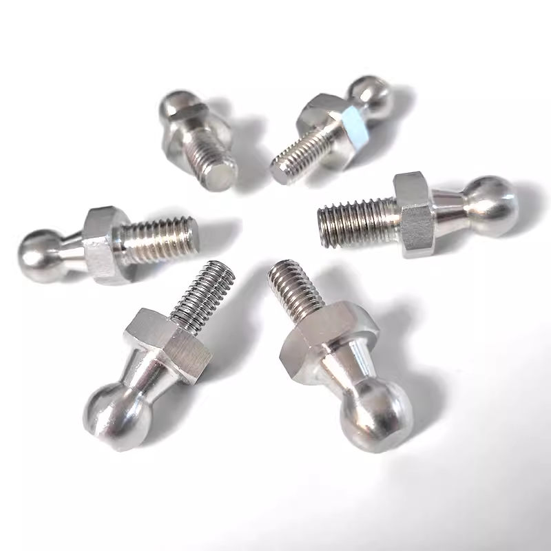 Ball Bearing Bolt M8 Auto Stainless Steel Solar Panel Fastener Head Screw Stud for Gas Springs 6mm 8