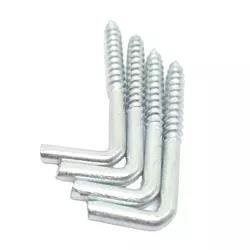 Batch Export Hanging Hook Screw Shape Self Tapping Screws Square Cup Hook Fashion Shaped Screw Handan RUISU Fastener Factory