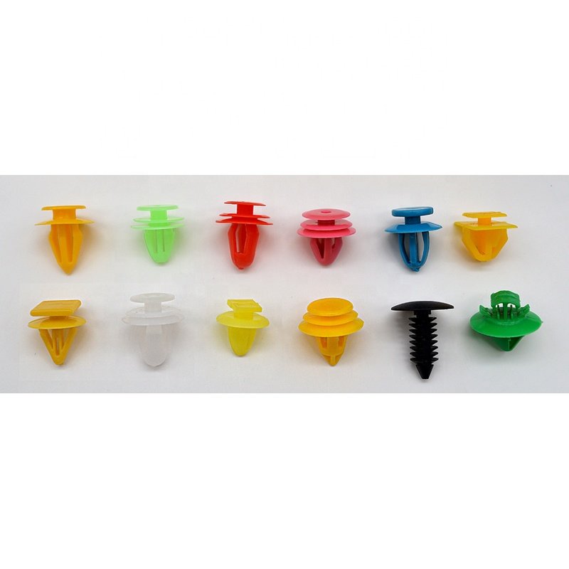 HE86 250Pcs/Bag 12kinds Different FastenersAssorted Car Bumper Door Fender Retainer Fastener Clip Moulding FIxing Trim Clips