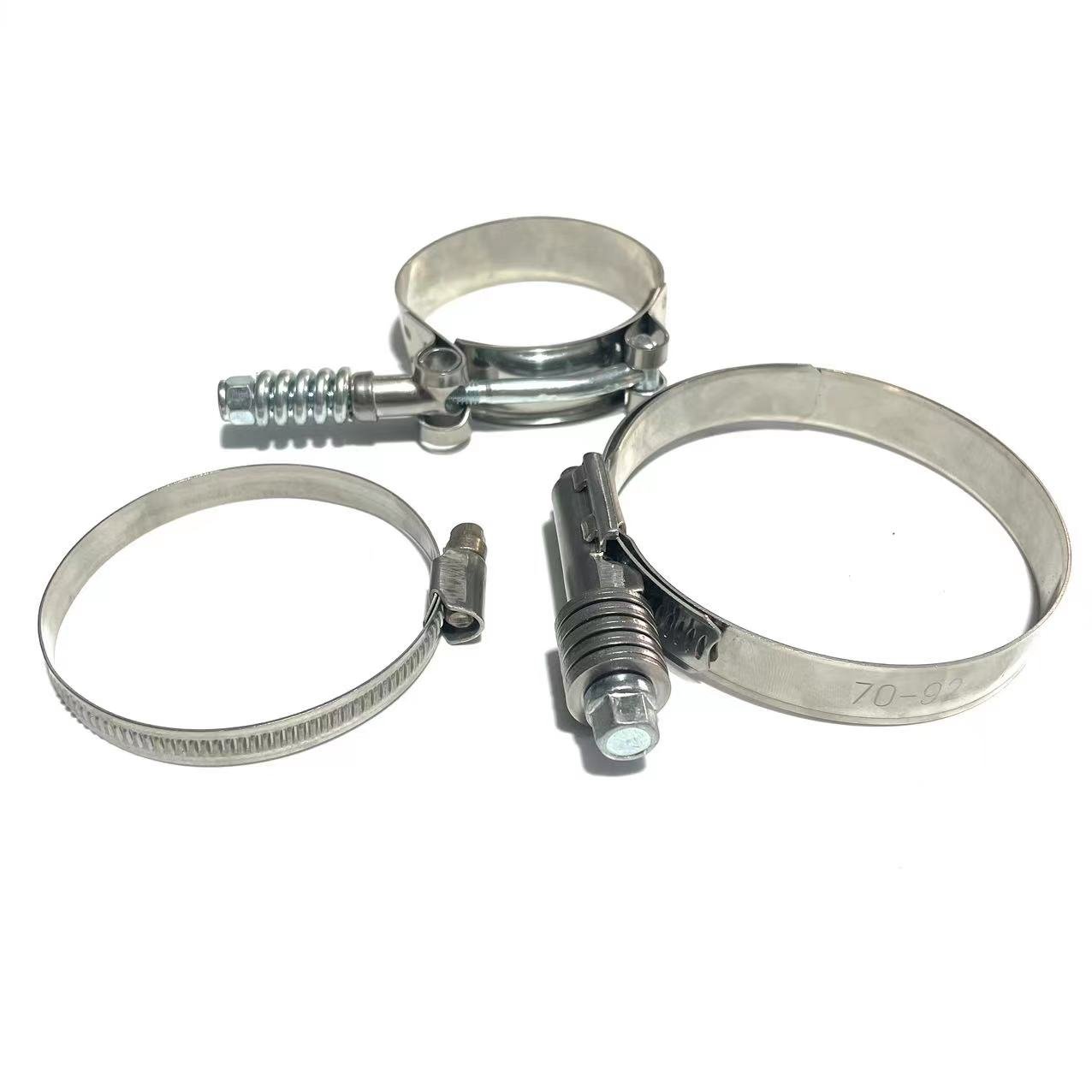 Factory customizable Radiator Intercooler silicone hose T Bolt Clamp