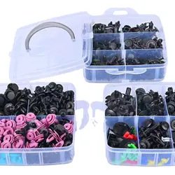 725PCS Automotive Clips Universal Bumper Screws Rivets Boxed Fastener Sets Door Trim Clips Combo Sets Clips Car Accessories