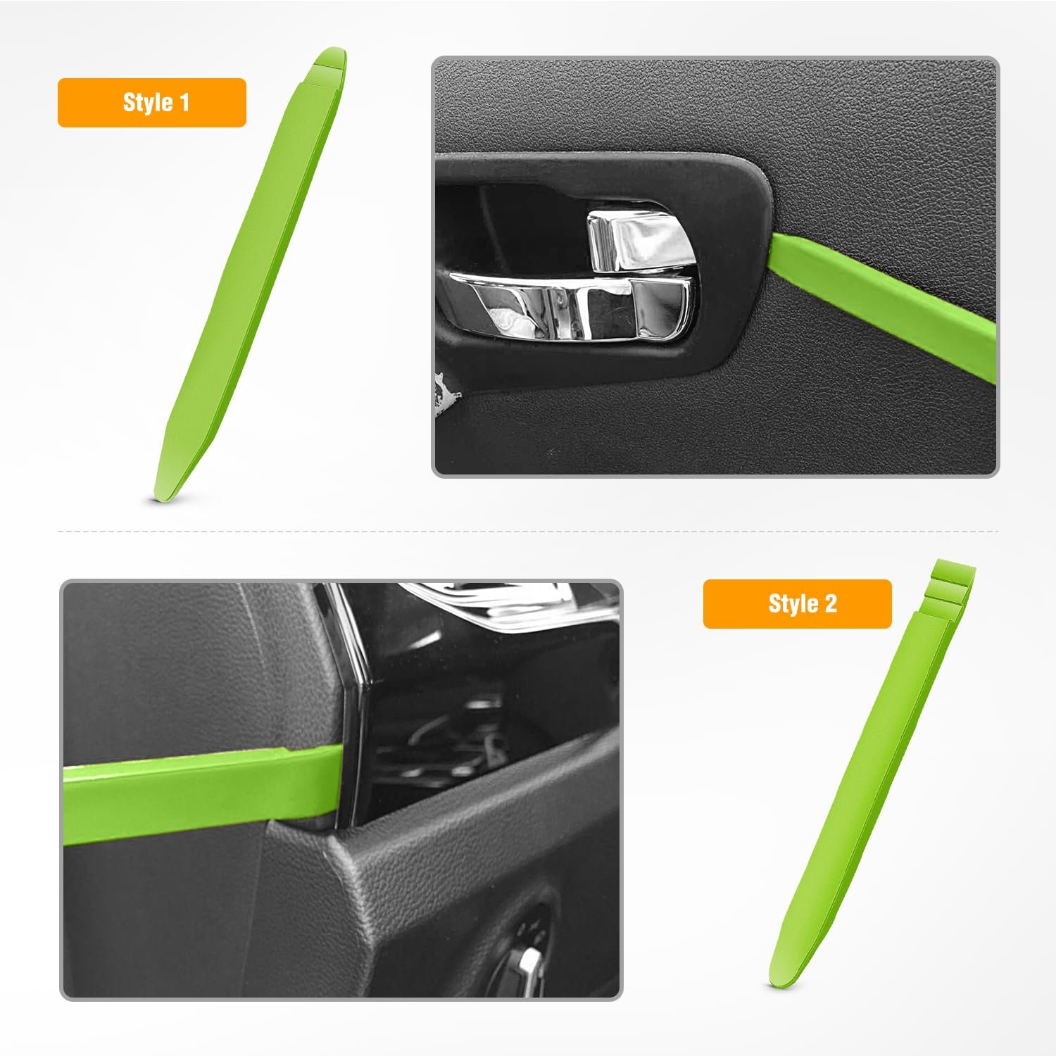 5PCS Car Door Panel Clips Pliers Trim Removal Rivets Fastener Puller Repair Tool
