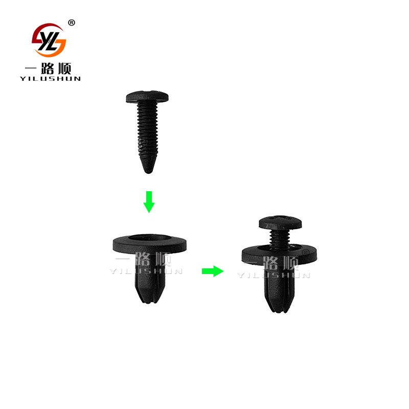 C07 500Pcs/Bag High Quality Auto Clips Clip Fastener and Plastic