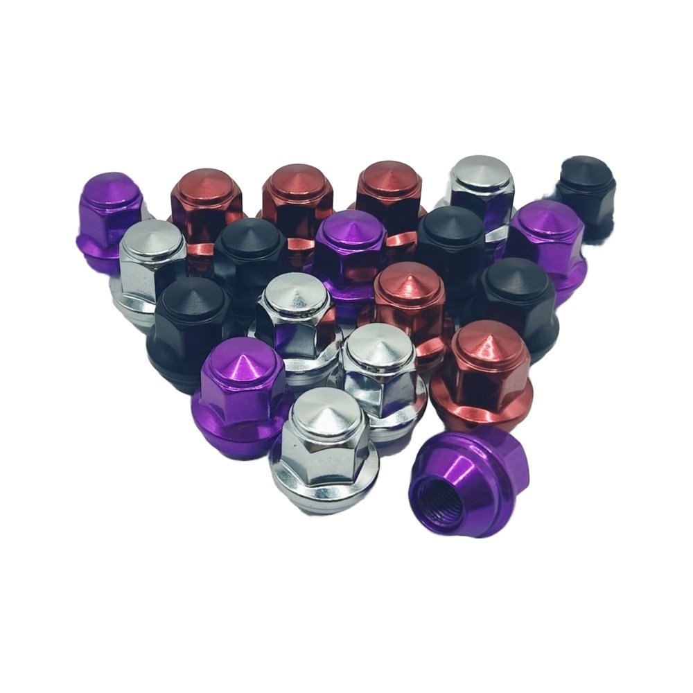Stainless Steel Modification Red Car Nut Multiple Color Options Auto Lug Nut Wheel Parts for Ford Focus Mondeo Escort Kuga