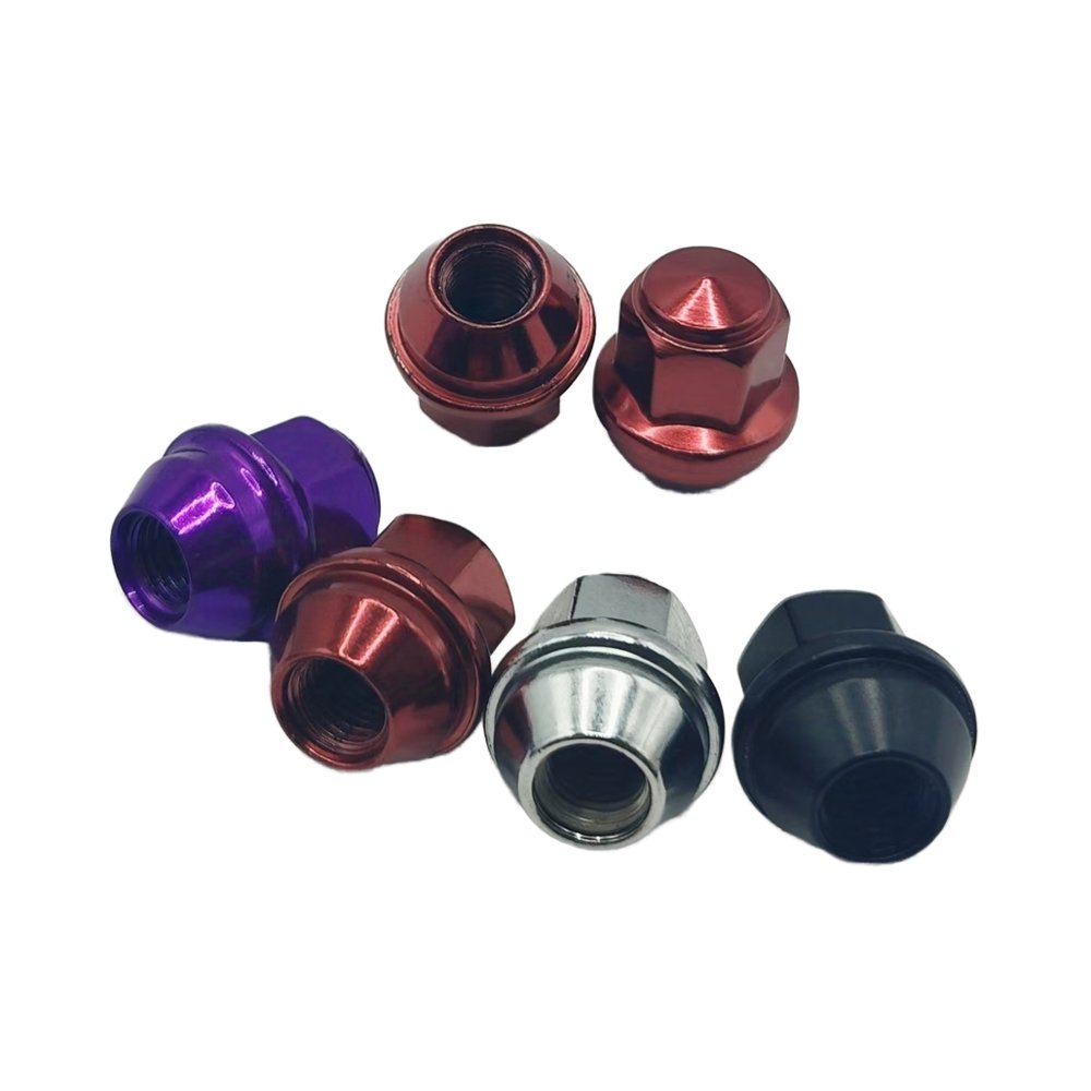 Stainless Steel Modification Red Car Nut Multiple Color Options Auto Lug Nut Wheel Parts for Ford Focus Mondeo Escort Kuga