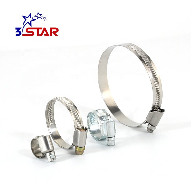 High quality Stainless Steel SS304 Germany Type Heavy Duty worm drive clamps for hose pipe
