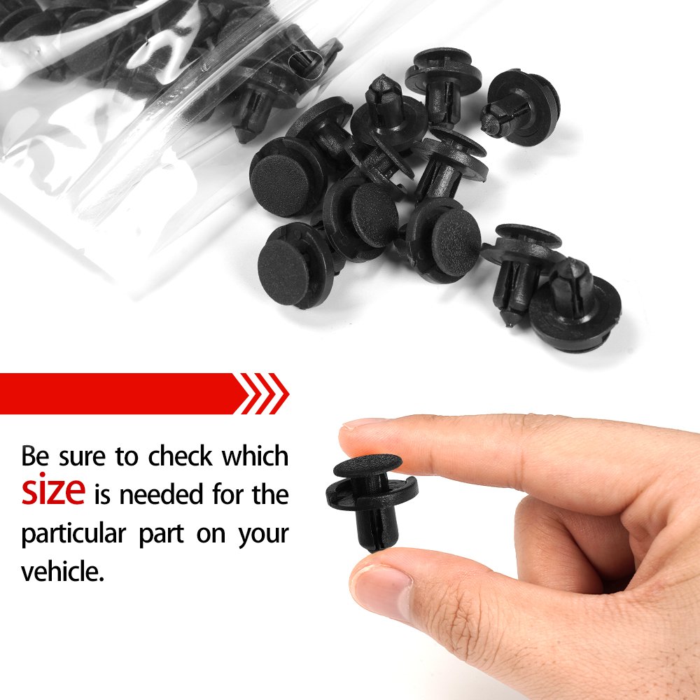 QGZ214 Auto Parts Car Door Panel Clips Shield Retainer Auto Fastener Plastic Clips for NISSAN