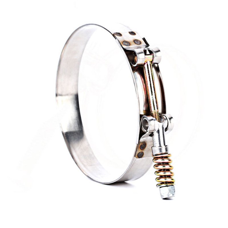 Automotive Hose Clamp Stainless Steel T- Bolt Clamp Ss 201/304 Bolt Hammer Head Pipe Clamp
