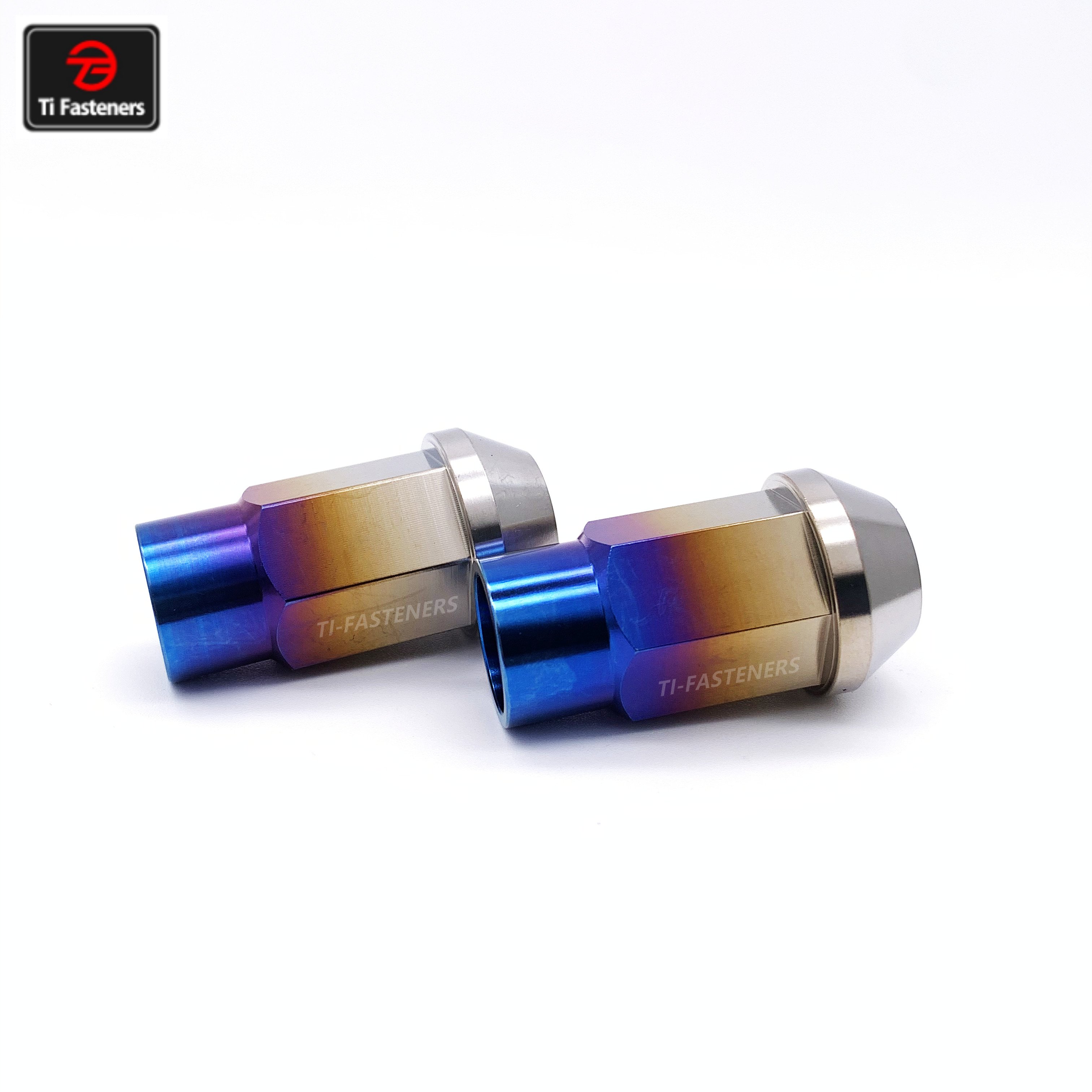 12x1.5 Wheel Nuts Titanium GR5 Wheel Lug Nut Open End Car Wheel Lug Nuts Auto Parts With Torque Wrench