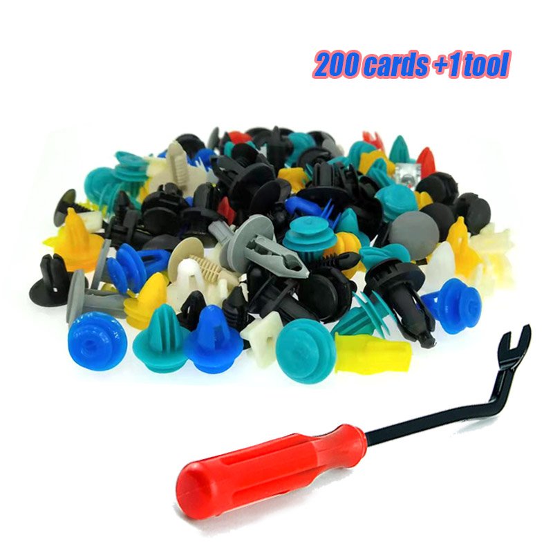 500PCS high quality auto bumper fasteners, mixed car clips and mixed plastic fasteners