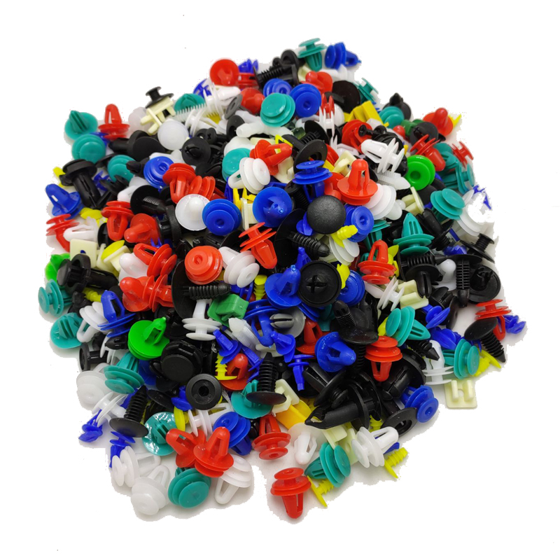 500PCS high quality auto bumper fasteners, mixed car clips and mixed plastic fasteners