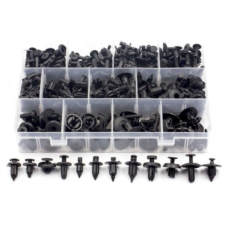 Assortment Push Pin Rivet Clips Most Popular Sizes Car Clips & Fasteners for Many Brand Vehicles