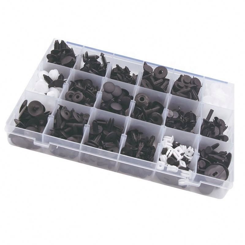 Assortment Push Pin Rivet Clips Most Popular Sizes Car Clips & Fasteners for Many Brand Vehicles