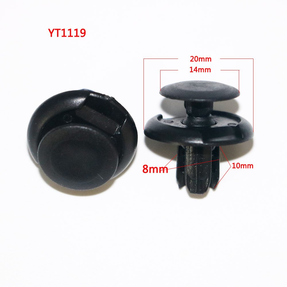 10 kinds 210pcs Mixed Auto Fastener Vehicle Car Bumper Clips Retainer Rivet Door Panel Fender Liner for Toyota Honda Citroen Nis