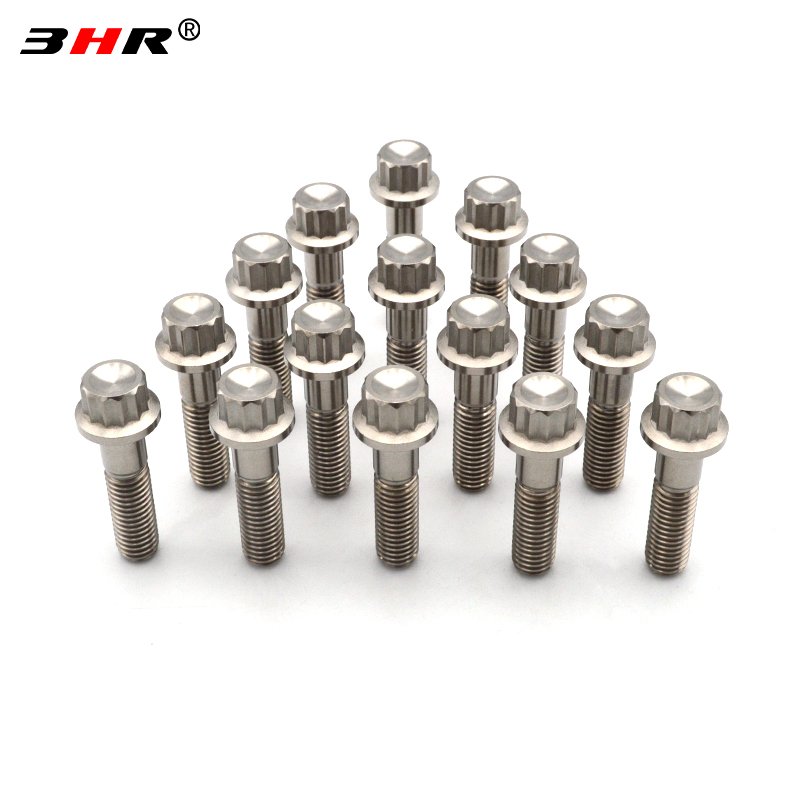 3HR 10.9 Grade Gr.5 Titanium Alloy Ti-6Al-4V Auto Fasten Wheel Hub Bolts Screw