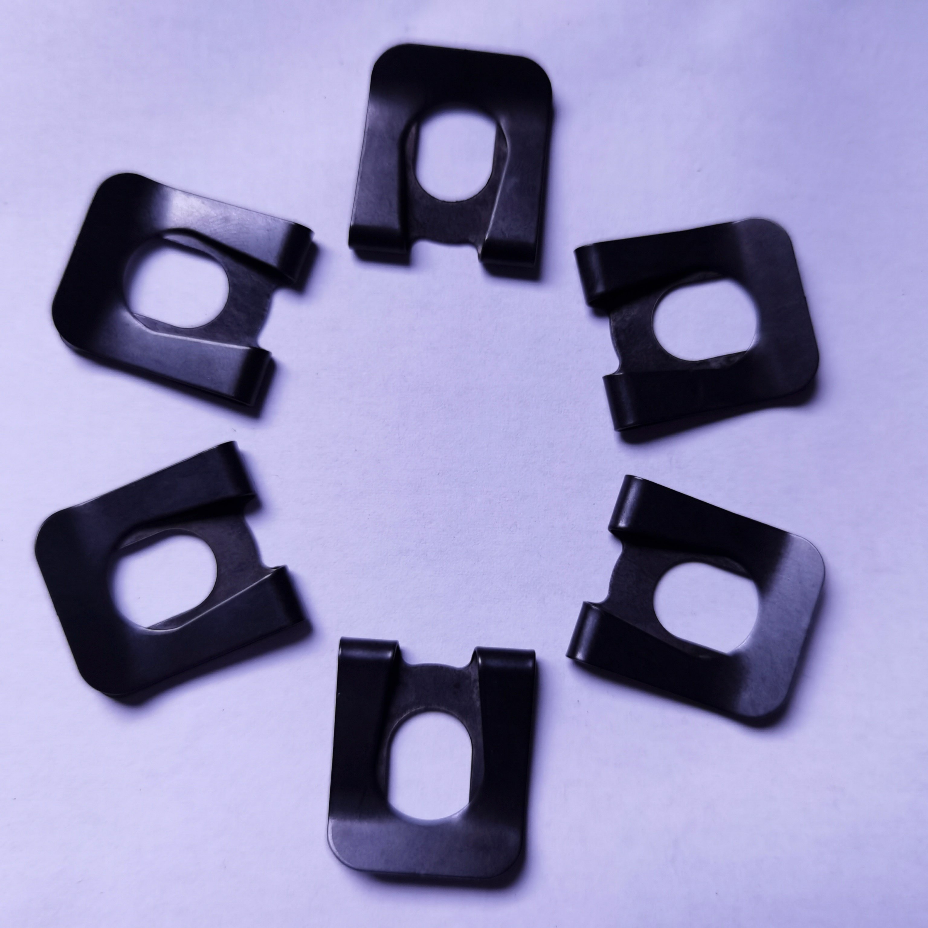 Manufacturer M4-M16 black zinc plated spring steel U clip nut u type metal spring clip