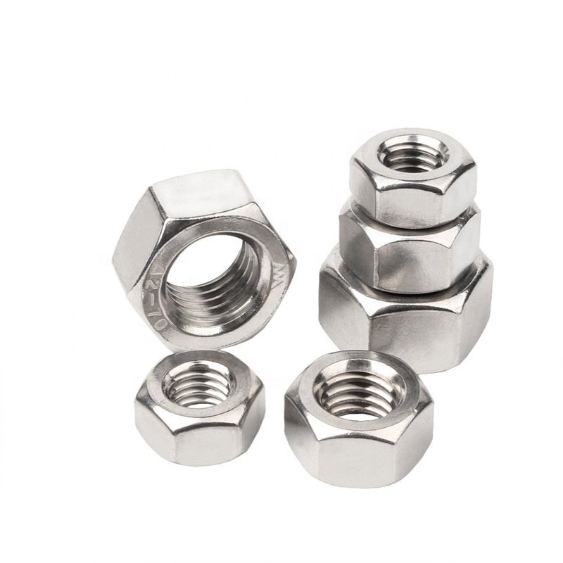 Fastener Ss Carbon Steel Galvanized Zinc Hex Bolt Nuts M24 10.9 Din 934 Carbon Steel Hex Nut