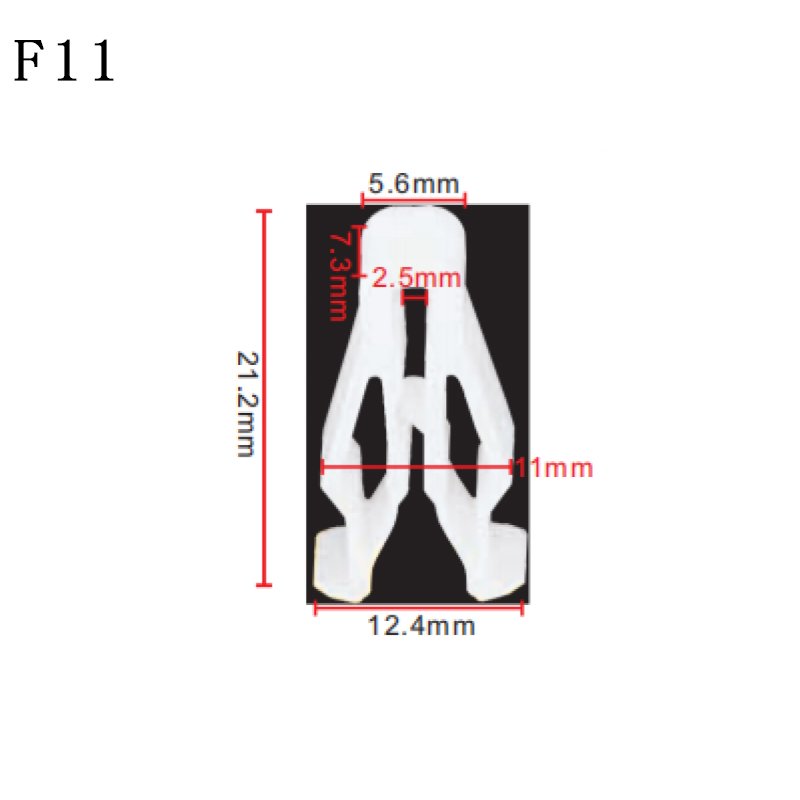 F11 Wholesale Automotive Car Central Grid Instrument Panel Body Parts Plastic Nylon Clip For Universal