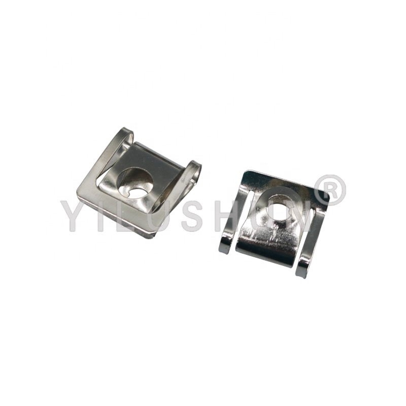 YILUSHUN OEM Car Fastener Fixed Screw U Type Gasket Clip for Auto Accessories PE Plastic Bags J146 Metal 100pcs/bag High-quality
