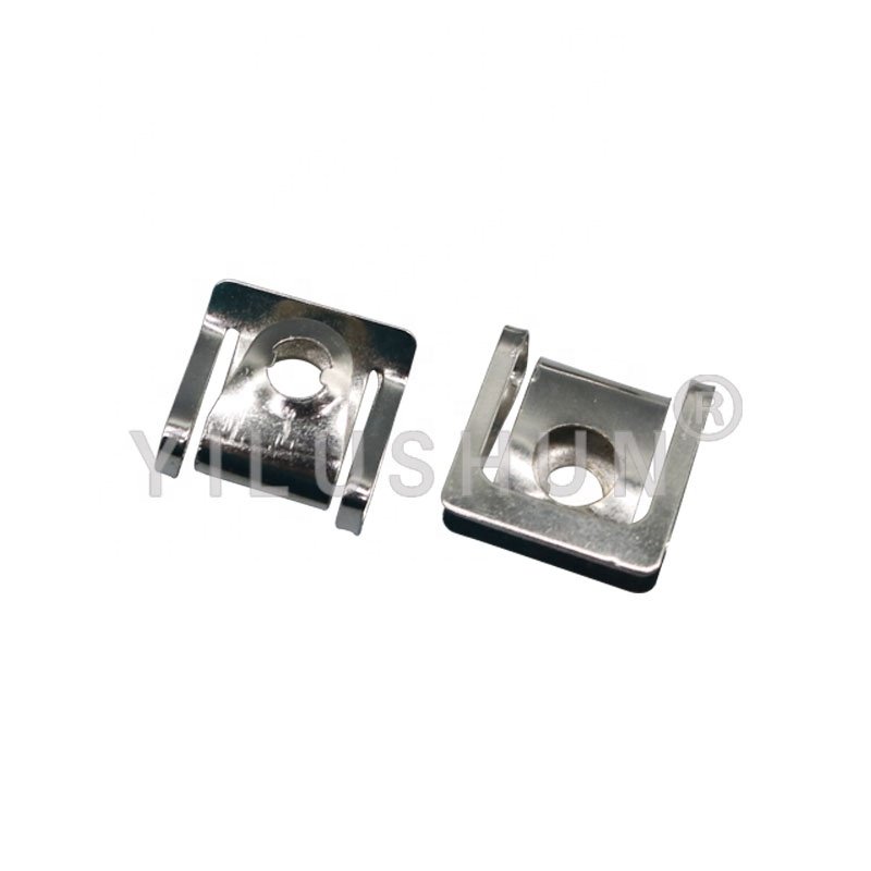 YILUSHUN OEM Car Fastener Fixed Screw U Type Gasket Clip for Auto Accessories PE Plastic Bags J146 Metal 100pcs/bag High-quality