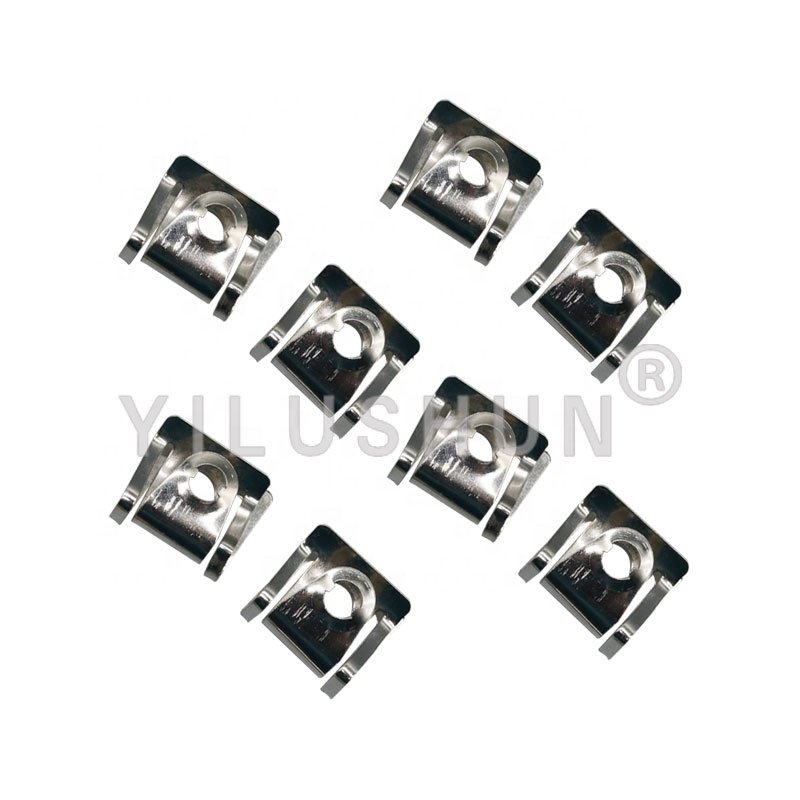 YILUSHUN OEM Car Fastener Fixed Screw U Type Gasket Clip for Auto Accessories PE Plastic Bags J146 Metal 100pcs/bag High-quality