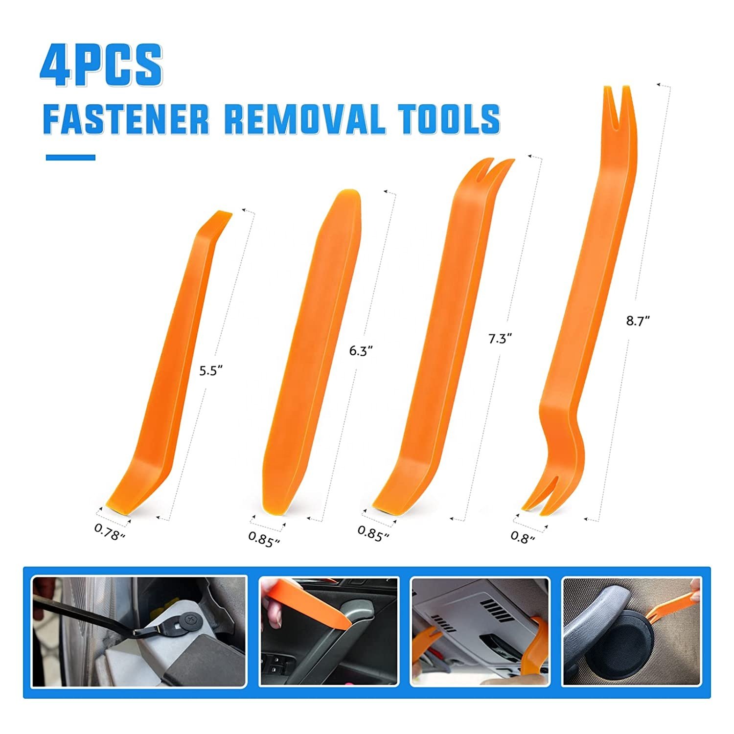 QGZ327 630 Pcs Car Retainer Clips Plastic Fasteners Kit Fender Rivets Kits 16 Most Popular Sizes Auto Push Pin