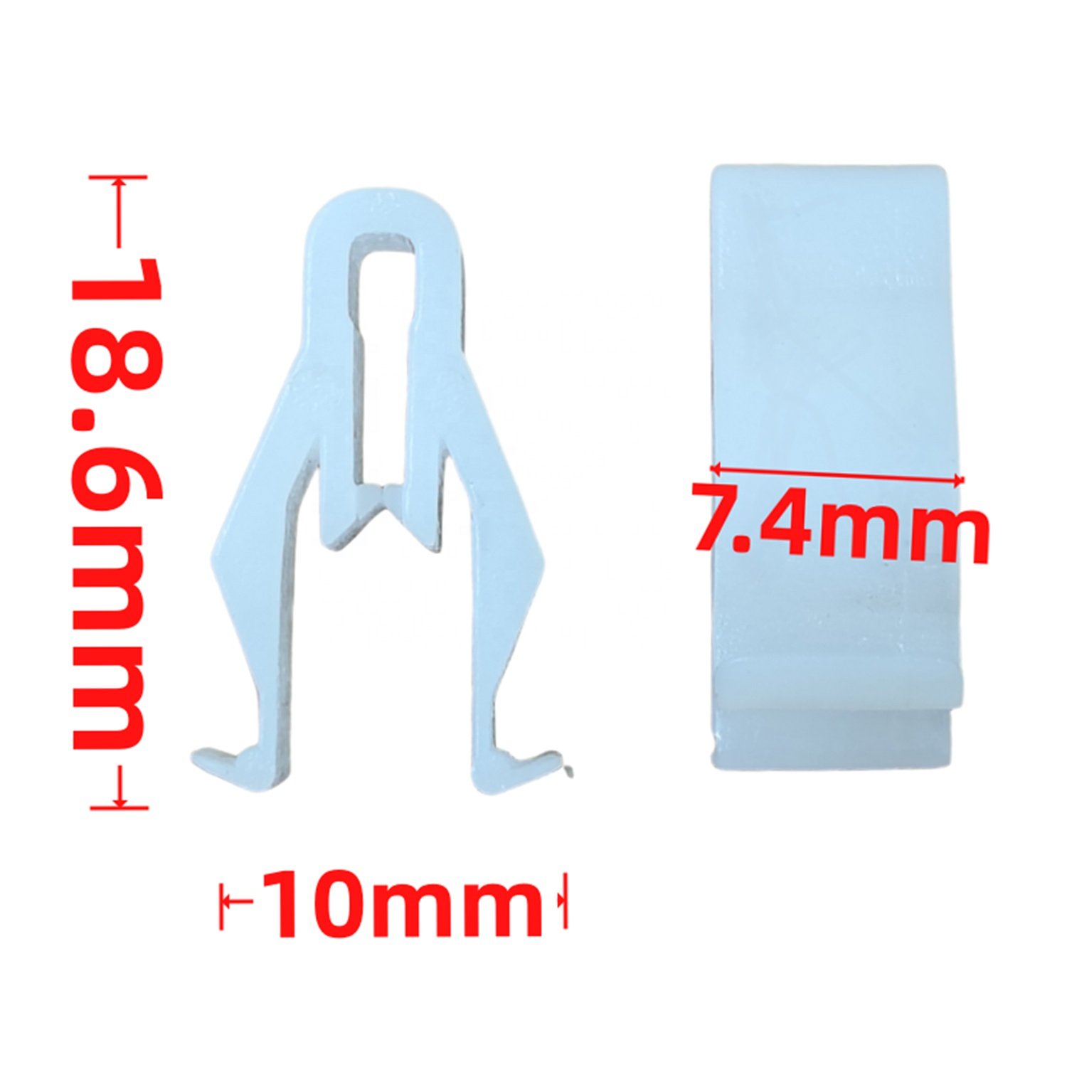 Car Central Grid Instrument Panel Automotive Plastic Nylon Clip Fastener Center Console Dashboard Auto Body Clips