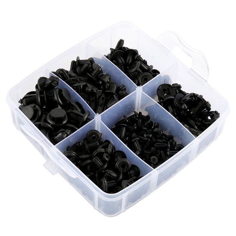 Auto Fastener Clips Mixed Car Body Push Pin Rivet Bumper Door Trim Panel Retainer Fastener Kit Plastic Rivets Clips for Car