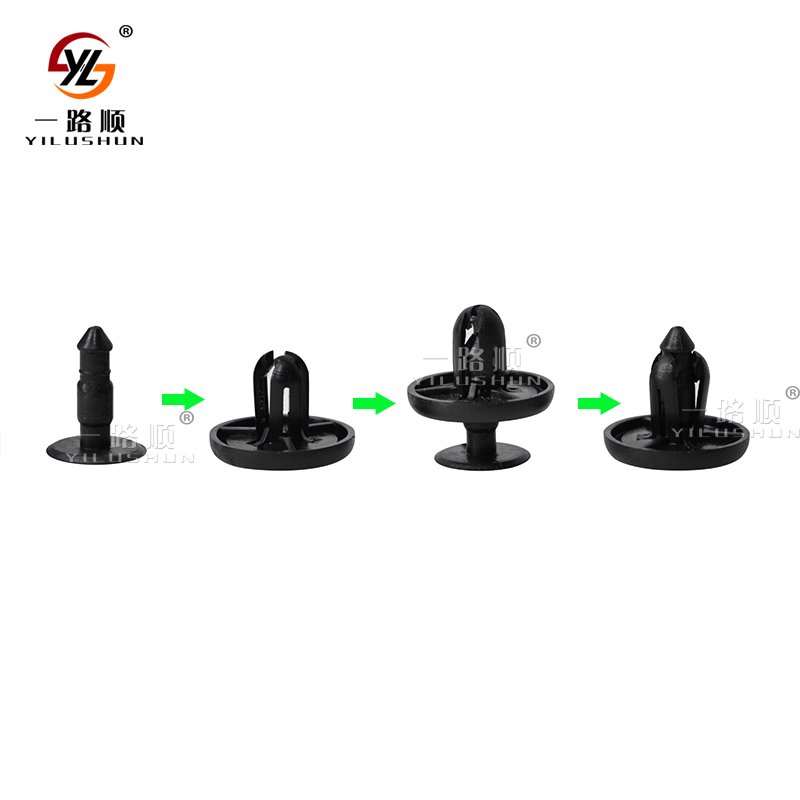 B23 500Pcs/Bag Plastic Retainer Push Type Clips Car Body Snap 90467-07201