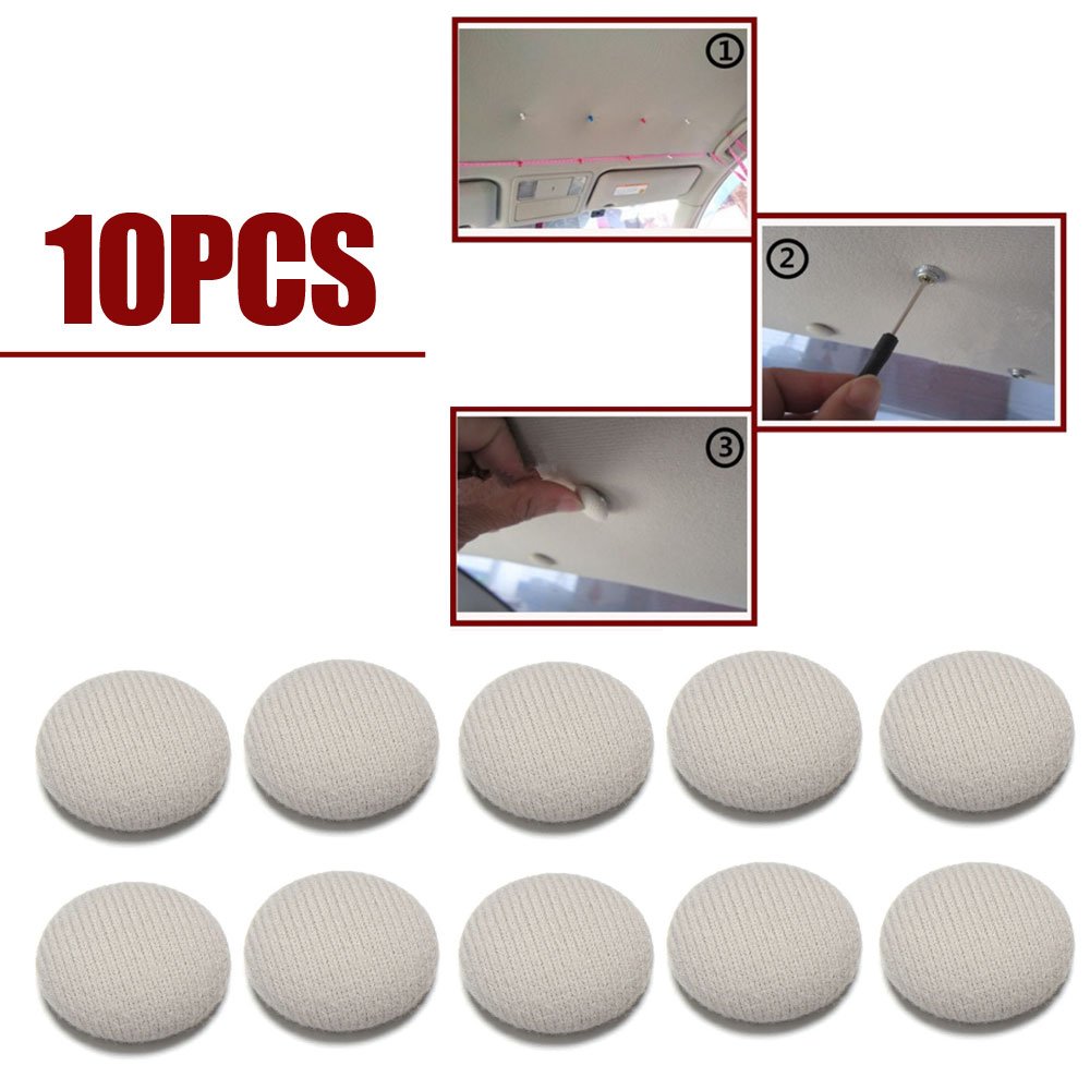 Car Interior Roof Buckles Headliner Ceiling Cloth Fastener Clips Screw Caps Automotive Care Fabric Buckle Rivets Retainer