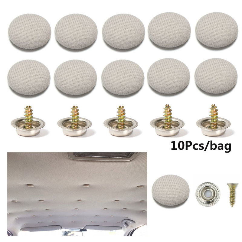 Car Interior Roof Buckles Headliner Ceiling Cloth Fastener Clips Screw Caps Automotive Care Fabric Buckle Rivets Retainer